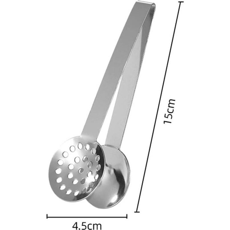 4 Pinzas Exprimidor de Bolsas de Té Gifthub Acero Inoxidable