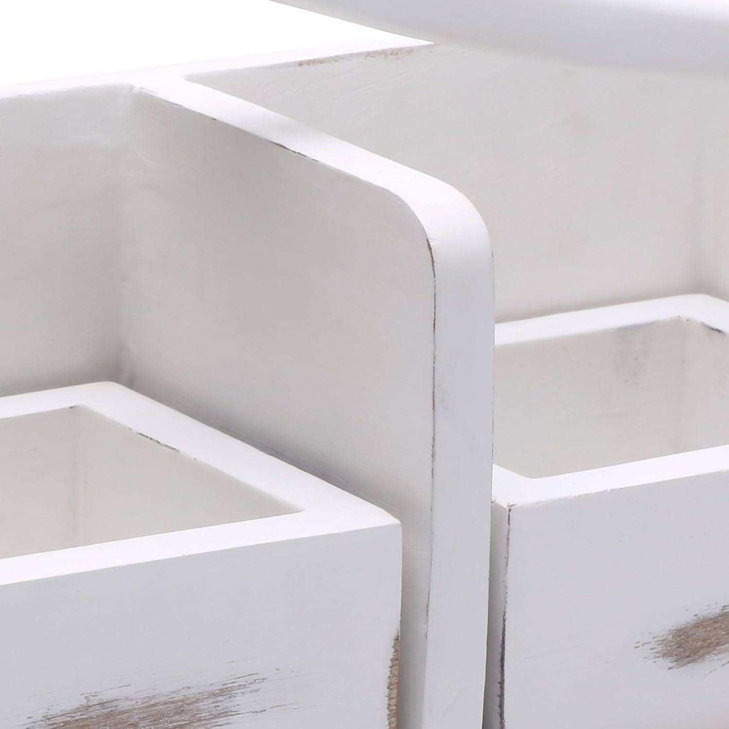 Organizador de Té de Madera Ciencia de la Cocina 3 Compartimentos