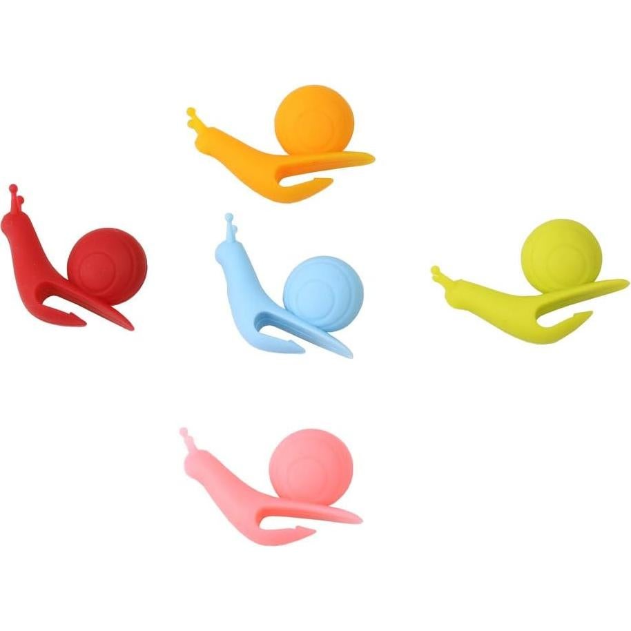 Soportes de Bolsa de Té en Silicona EBOOT - 10 Piezas Caracol