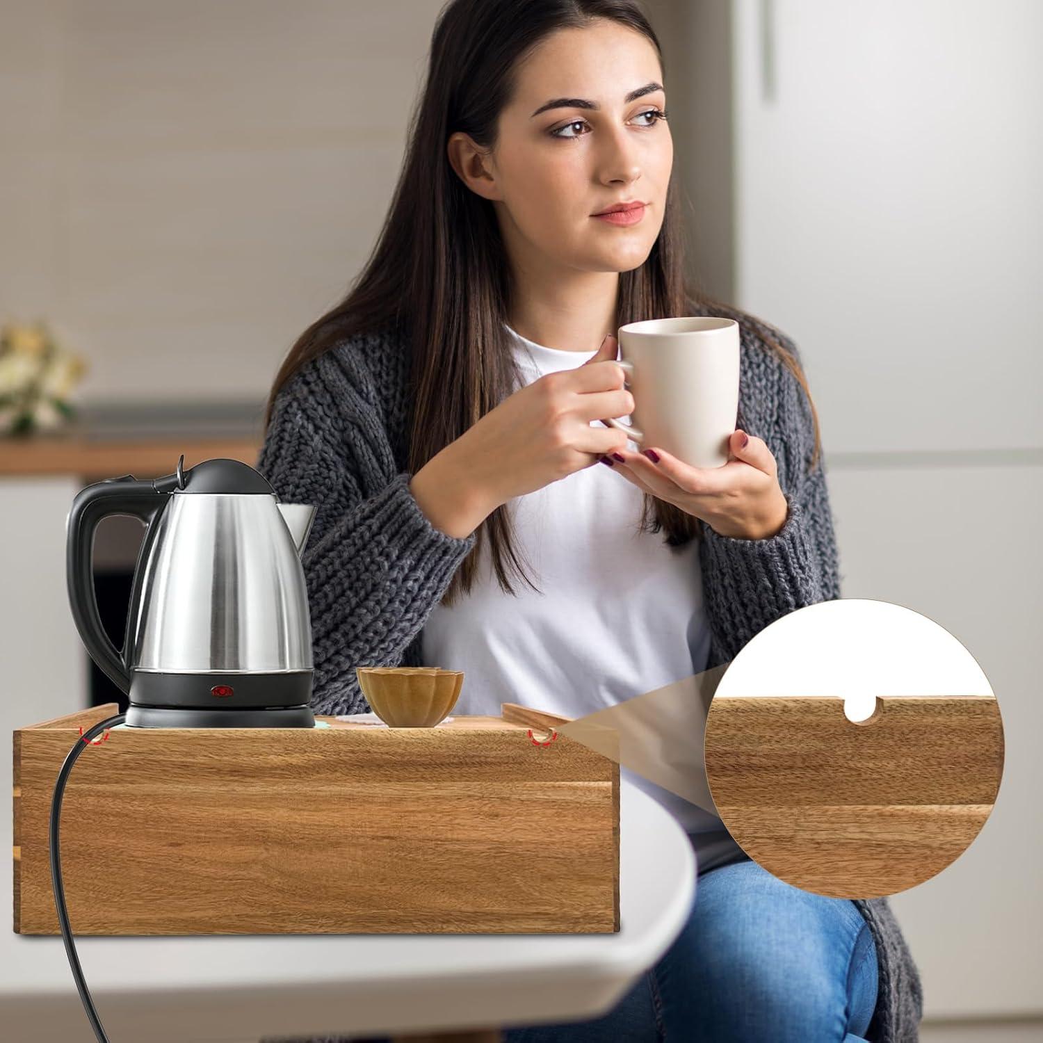 Organizador de Bolsas de Té Nakashare de Madera de Acacia