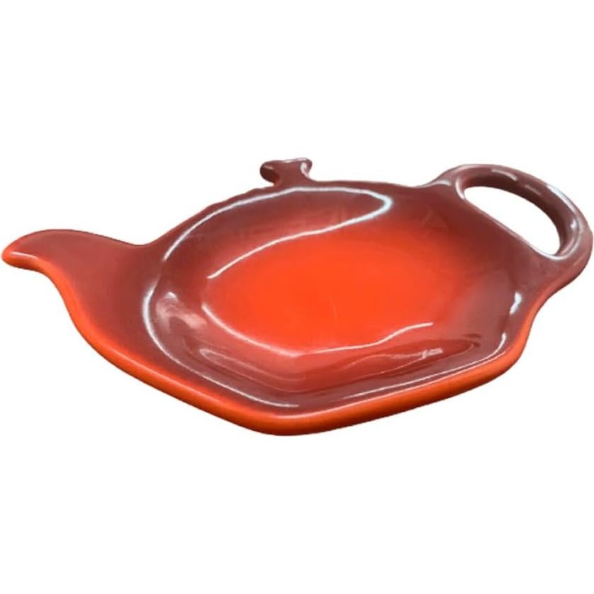 Soporte para bolsa de té cerámica Le Creuset 12.7 cm rojo