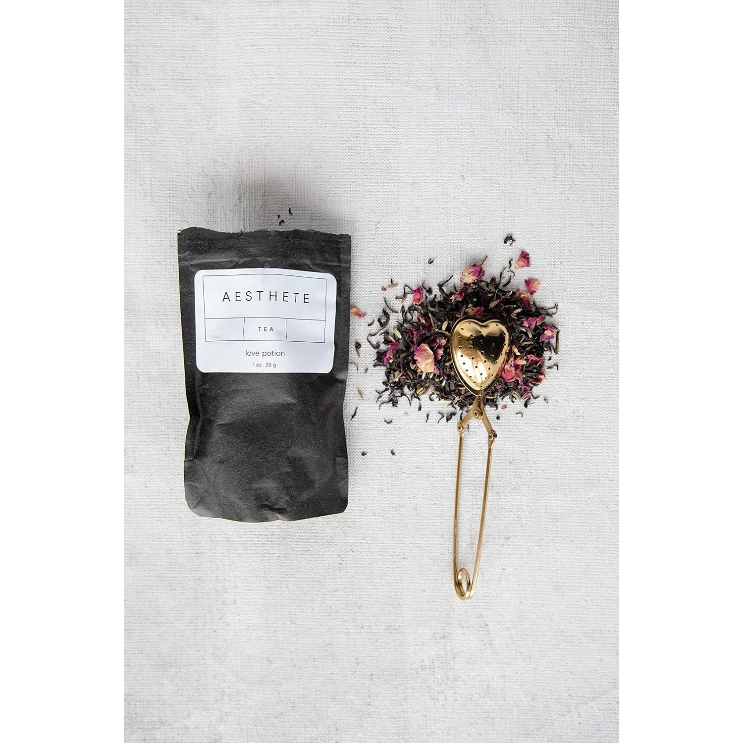 Colador de Té Suelto Corazón Acero Inoxidable Creative Co-Op