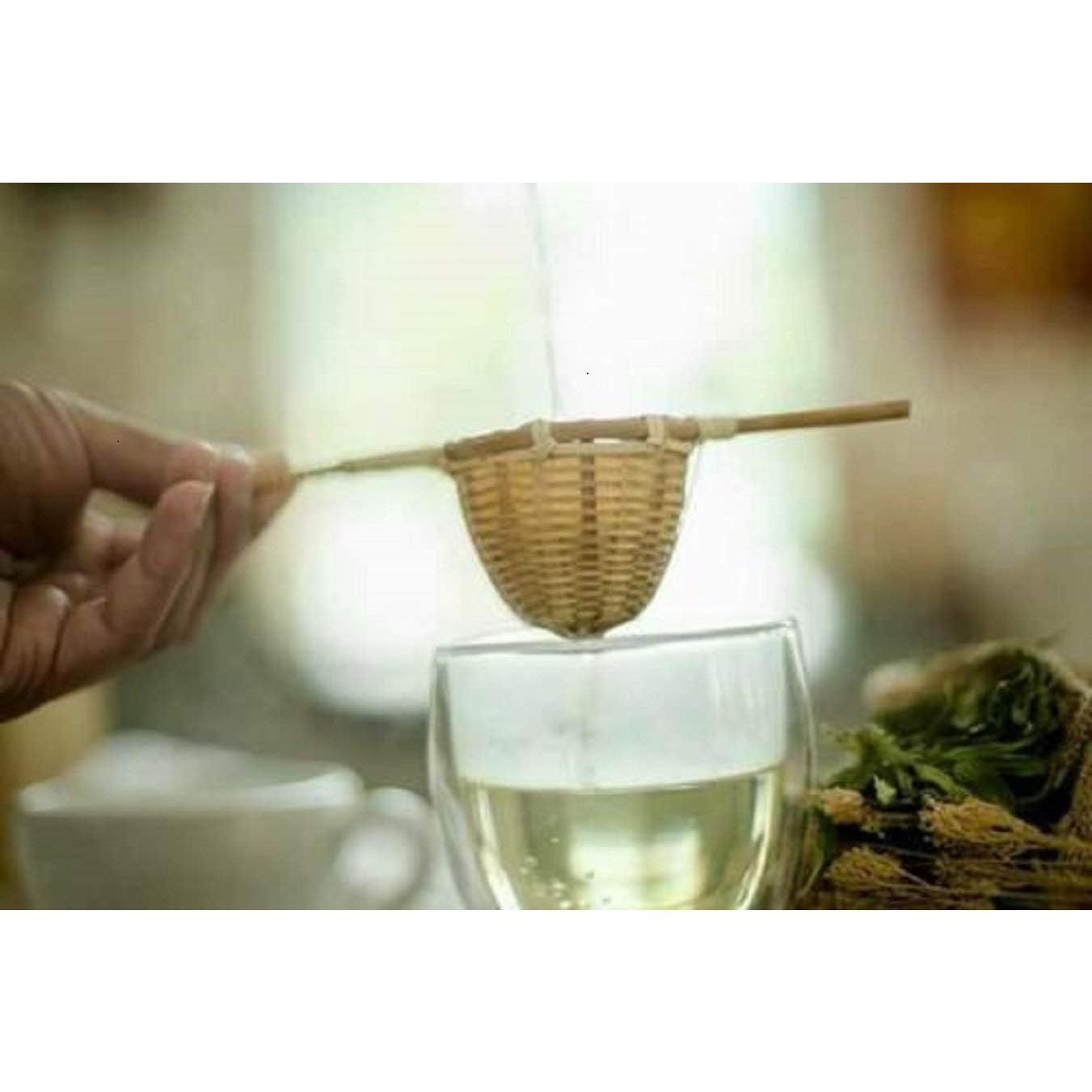 Colador de Té de Bambú BanBao, Infusor Redondo 6 cm