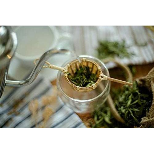 Colador de Té de Bambú BanBao, Infusor Redondo 6 cm