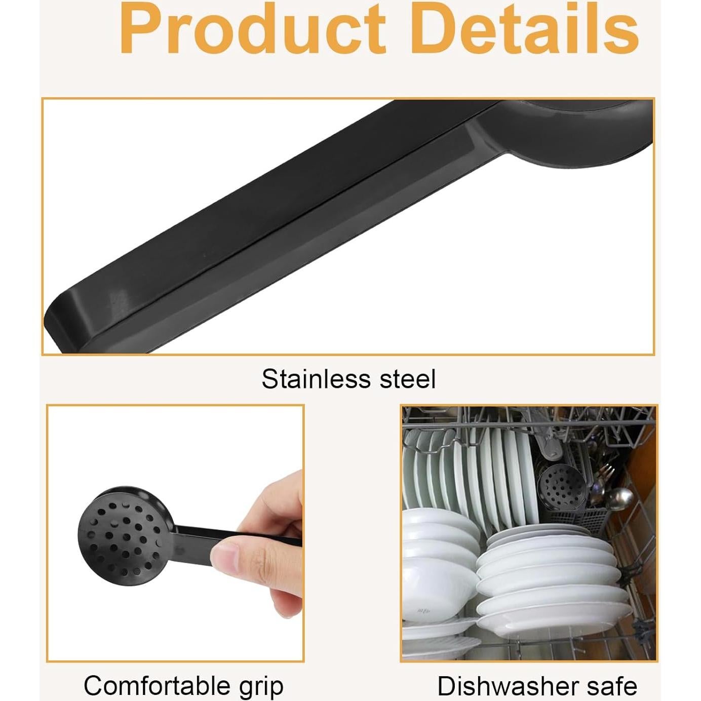 3 Exprimidores de Bolsas de Té Acero Inoxidable Lasuroa