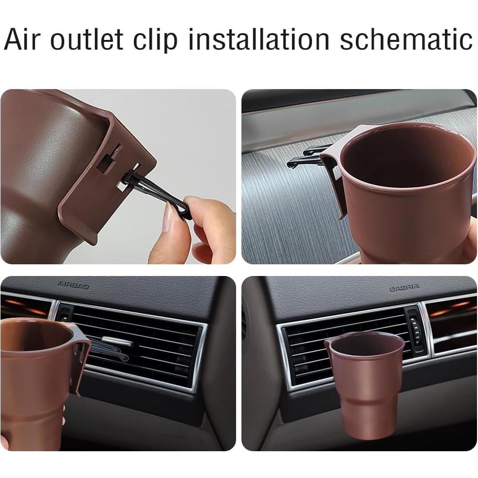 Soporte de Taza Colgante IHOTDER para Coche Negro Universal