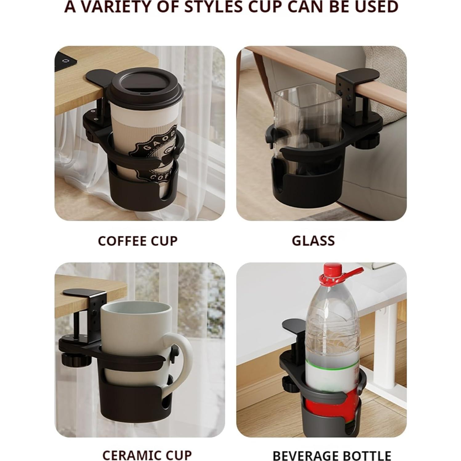 Soporte para Taza de Escritorio XULIONTS Ajustable 360°