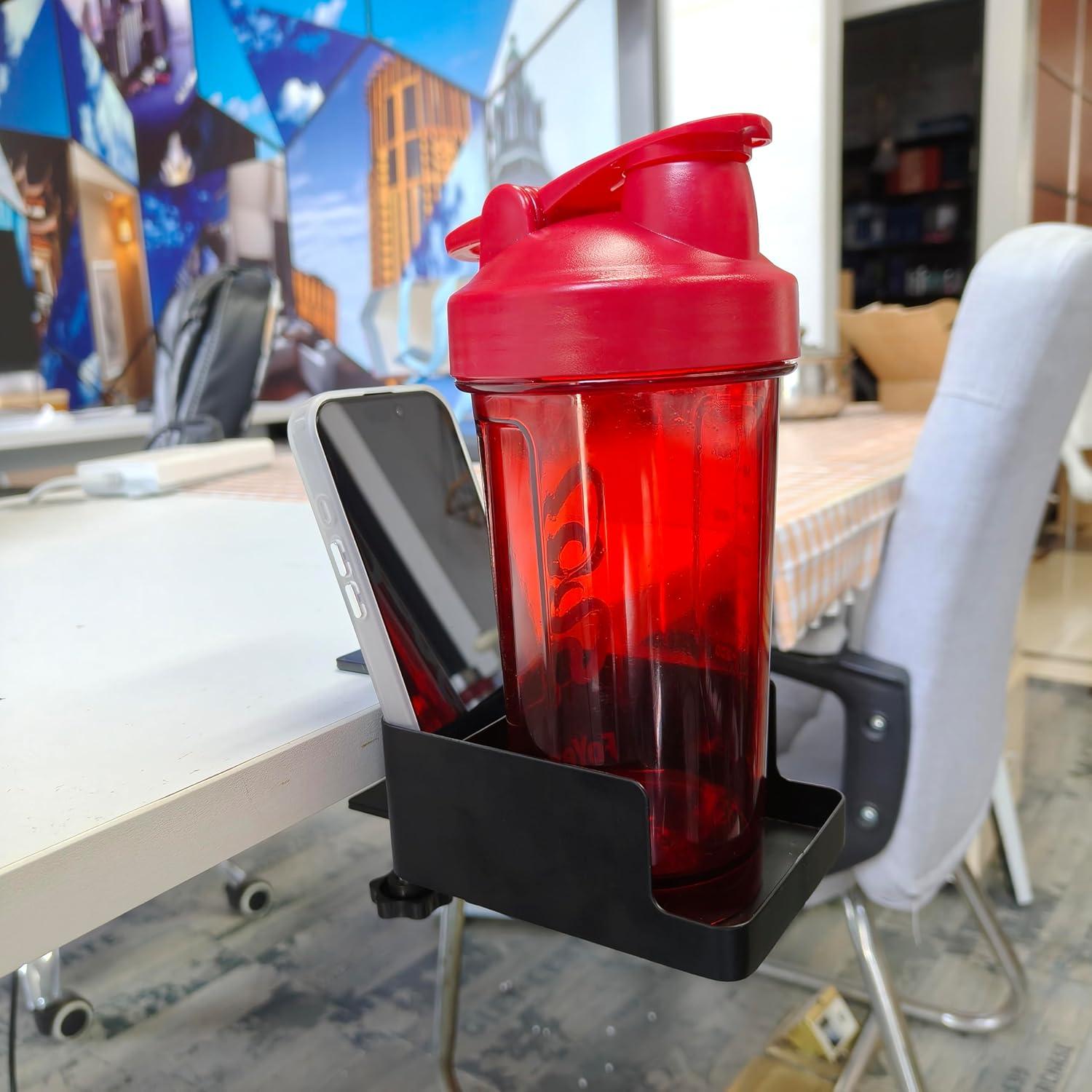 Soporte para Tazas de Escritorio LEICHI Negro, Antidesbordamiento