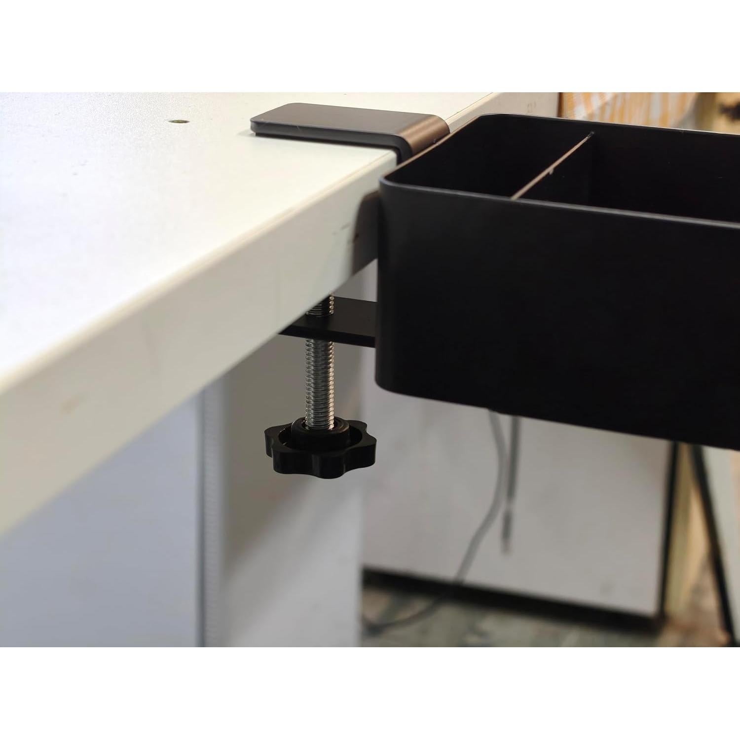 Soporte para Tazas de Escritorio LEICHI Negro, Antidesbordamiento