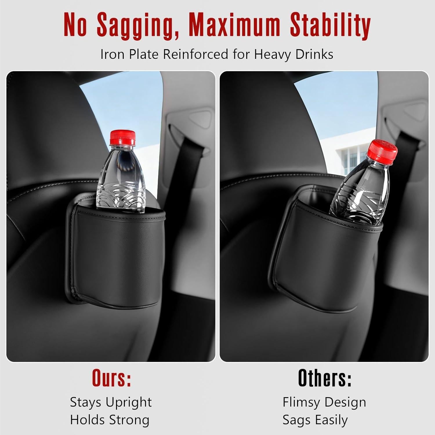 Organizador de Portavasos Dargoose para Automóvil - Paquete de 2