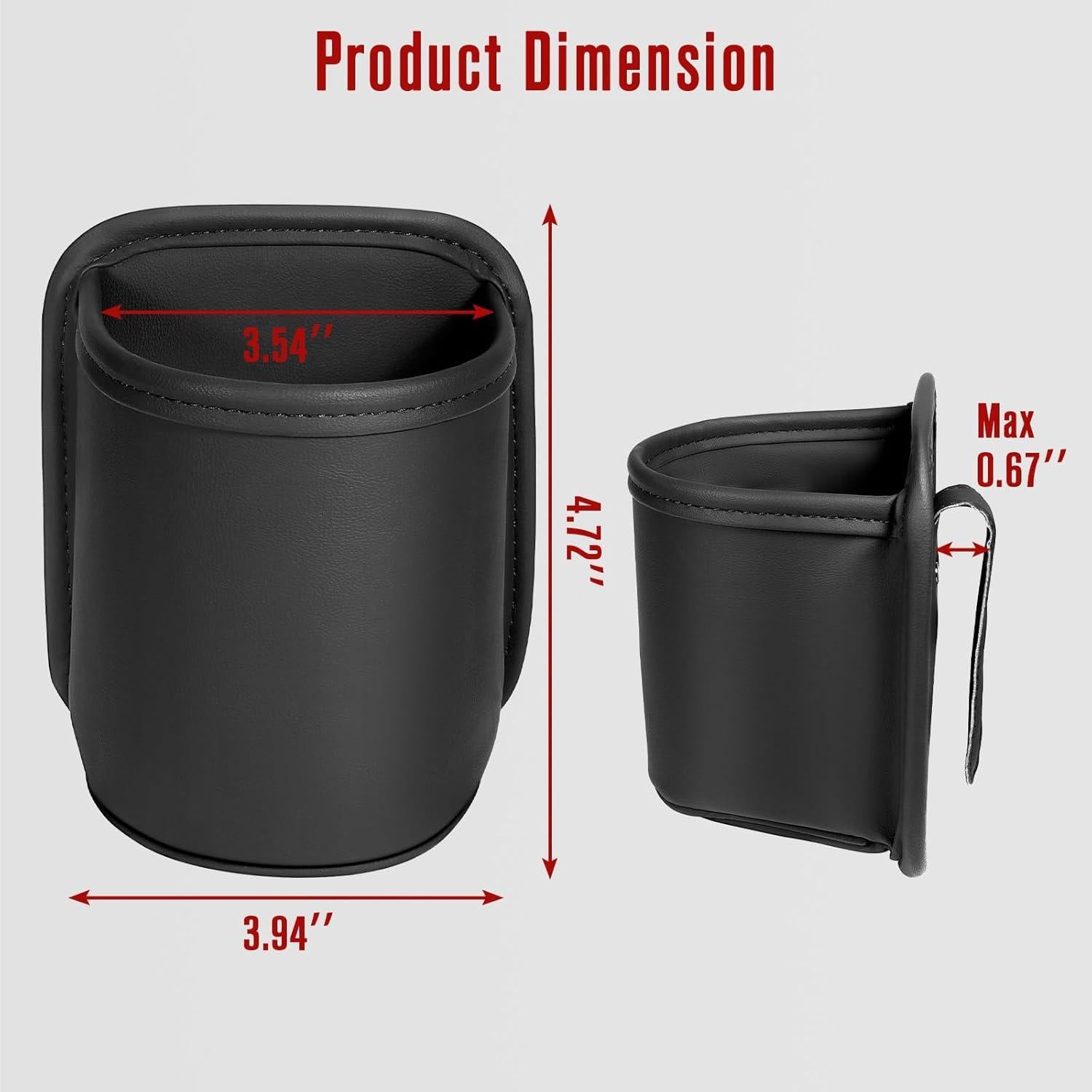 Organizador de Portavasos Dargoose para Automóvil - Paquete de 2