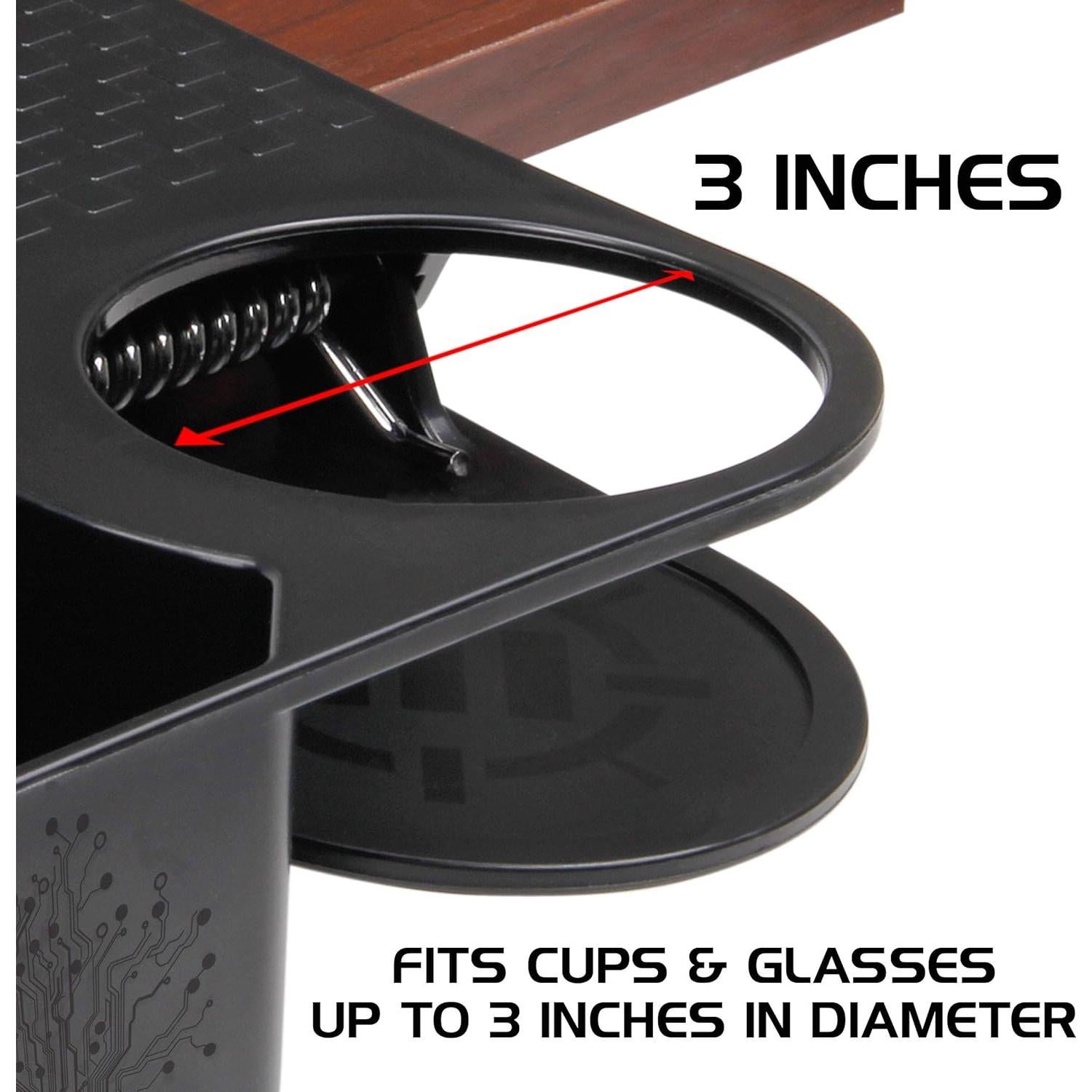 Soporte de Taza de Escritorio ENHANCE - Organizador Negro