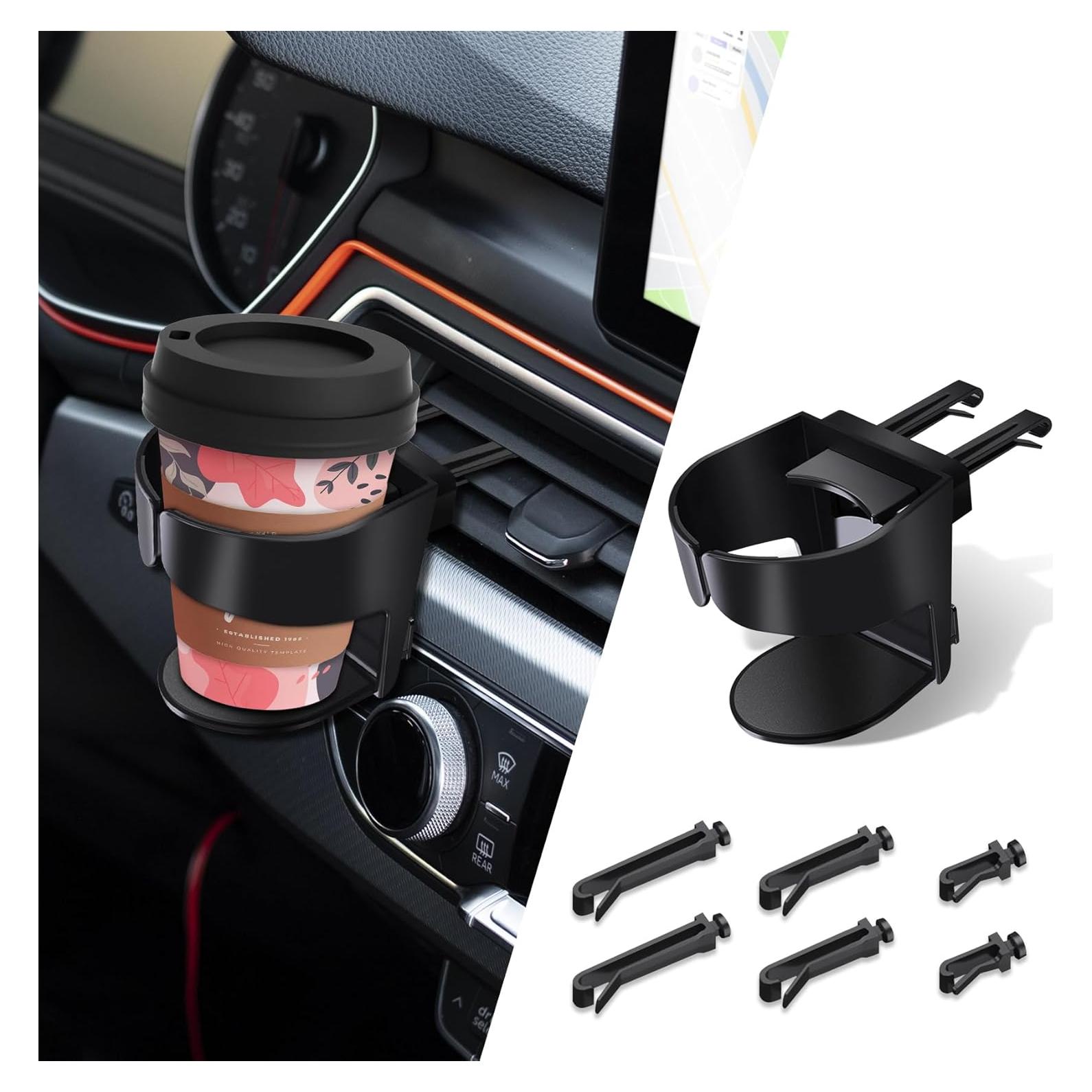 Soporte para Taza de Auto PACLVIO Ajustable para Ventilación