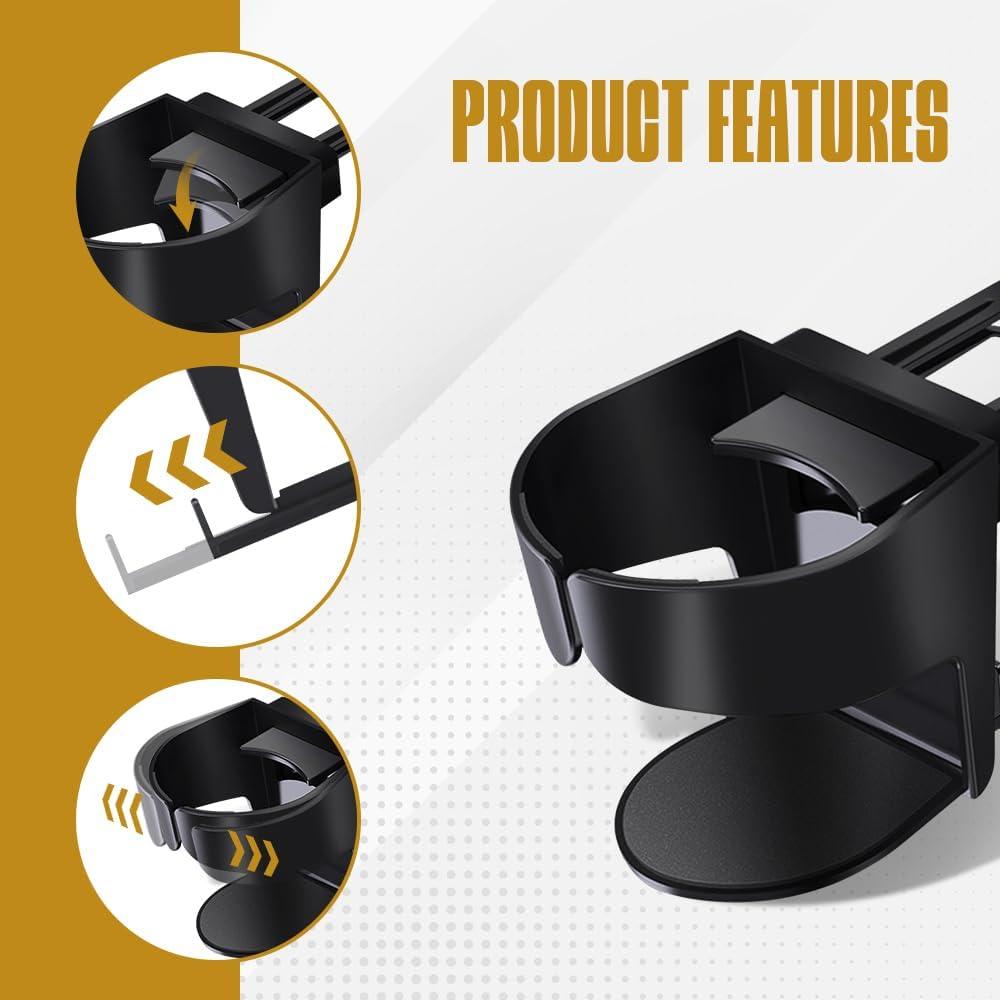 Soporte para Taza de Auto PACLVIO Ajustable para Ventilación
