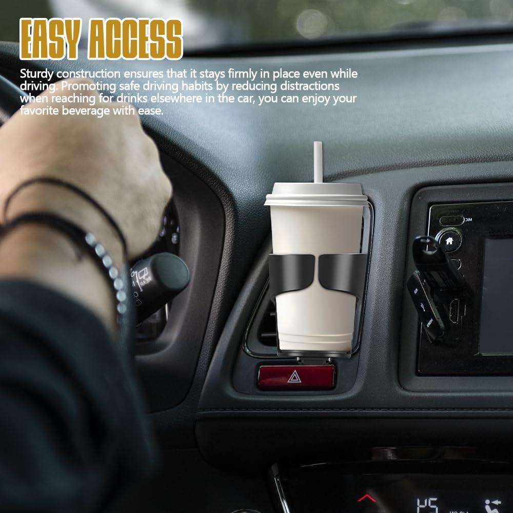 Soporte para Taza de Auto PACLVIO Ajustable para Ventilación