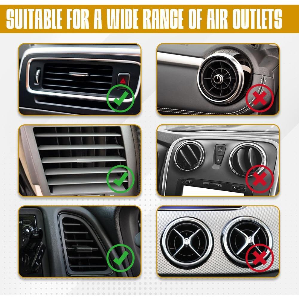 Soporte para Taza de Auto PACLVIO Ajustable para Ventilación