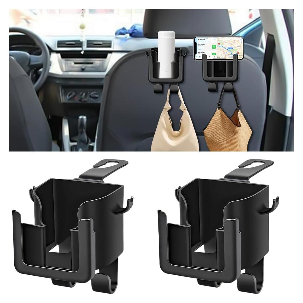 Soporte para Taza en Reposacabezas de Auto TNAIYH 2PCS