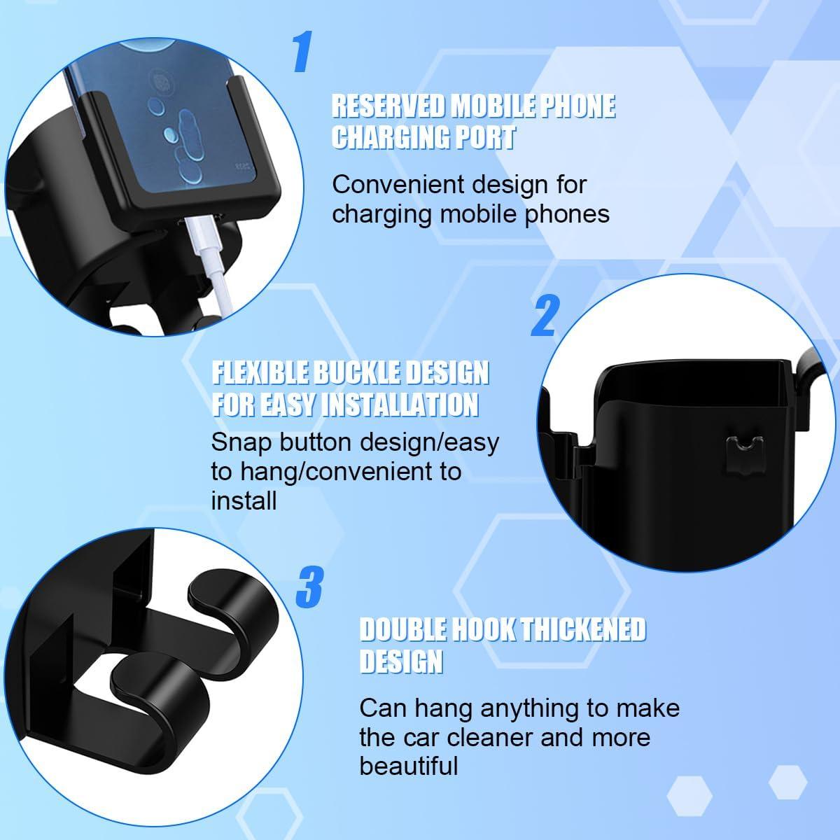 Soporte para Taza en Reposacabezas de Auto TNAIYH 2PCS