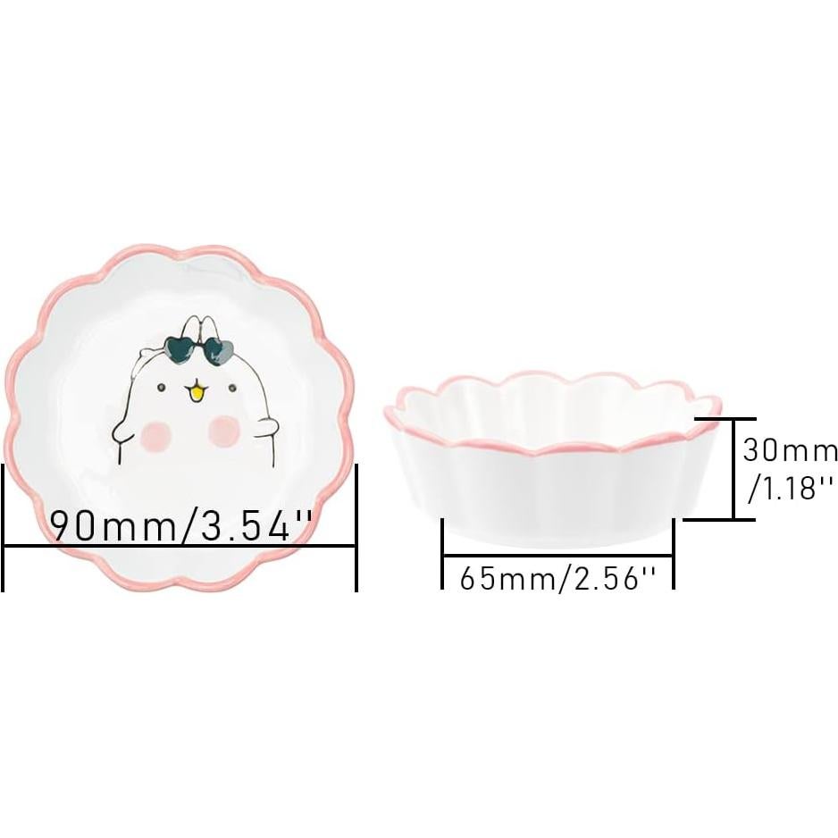 Soporte de Clips de Papel Cerámica NatSumeBasics Conejo