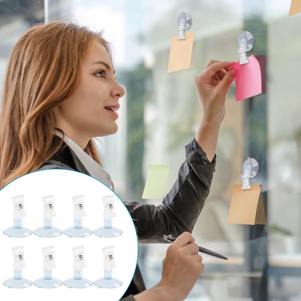 5 Clips de Ventosa CALIDAKA para Pared - Soporte Reutilizable