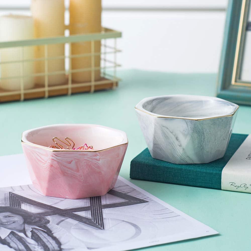 Soporte para Clips de Papel Cerámica YOSCO Gris 10.5x10.5x5.5 cm