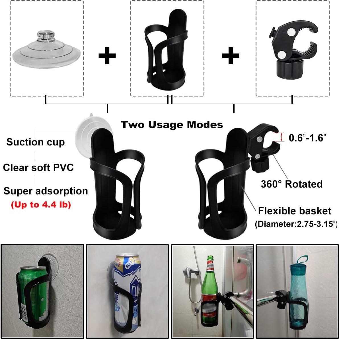 Soporte para cerveza Seatery con ventosa y clip, 2 kg