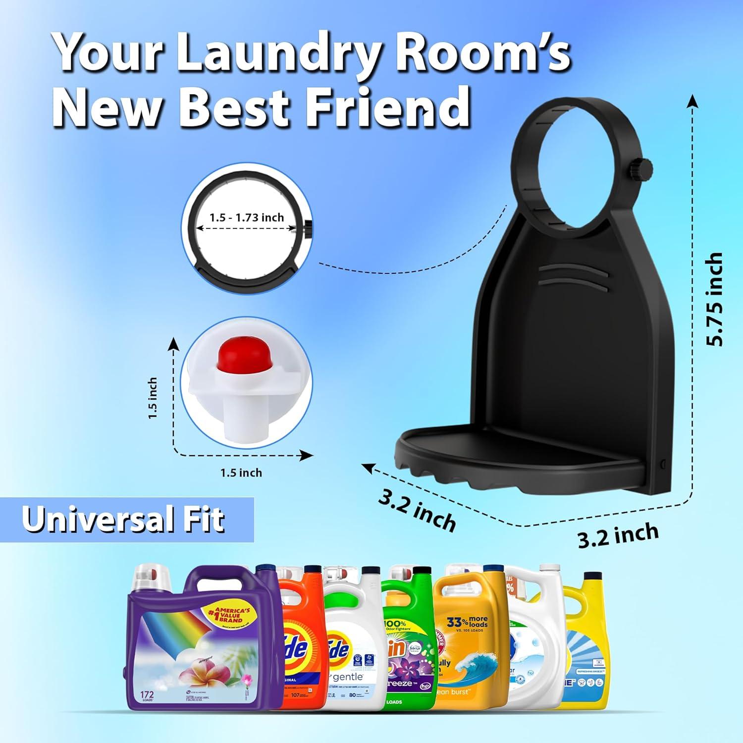 Soporte para Taza de Detergente AllHomez con Captador de Goteo