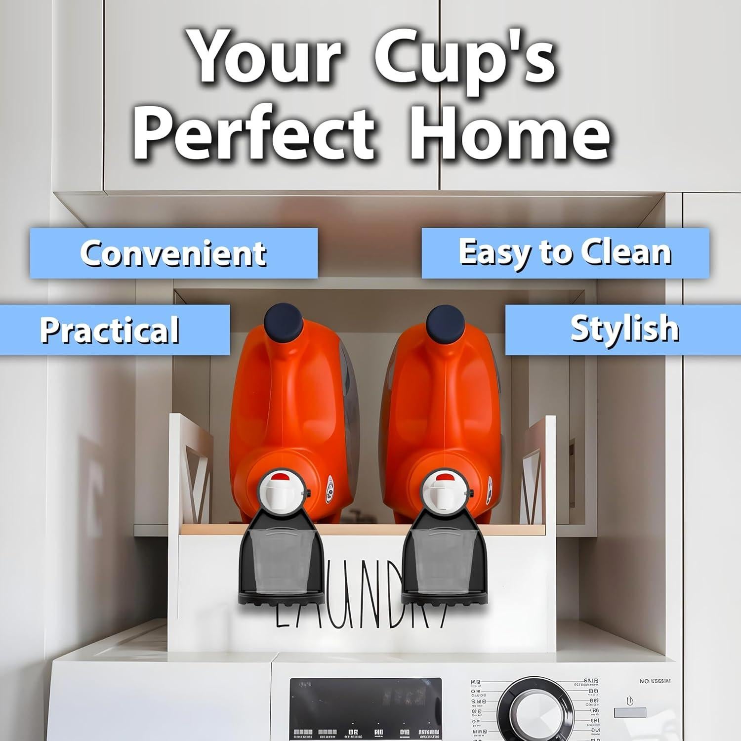 Soporte para Taza de Detergente AllHomez con Captador de Goteo