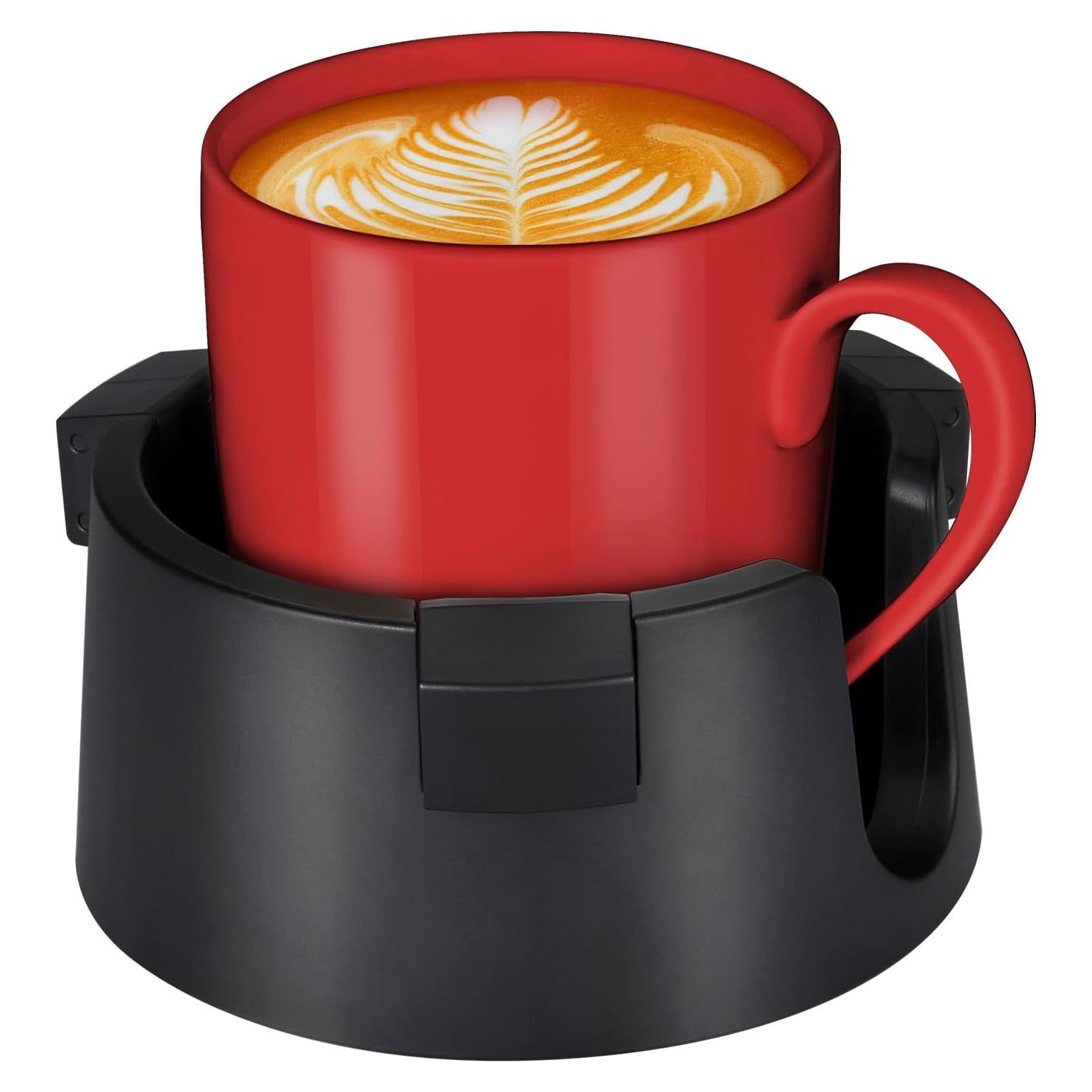 Soporte para Taza Anti Derrame EOFJRUC Negro Ajustable