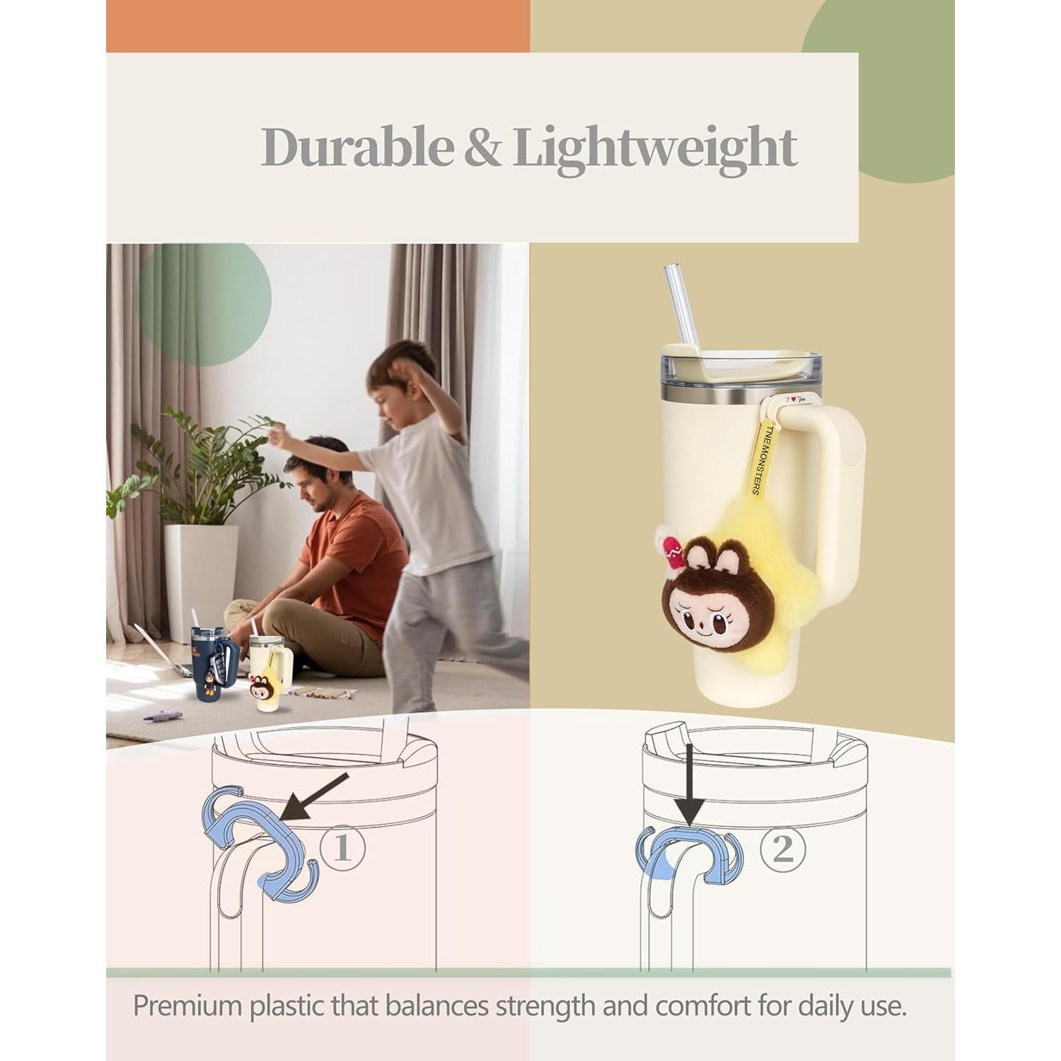 Accesorios para Taza Stanley Quencher Gybahy - 3 Piezas