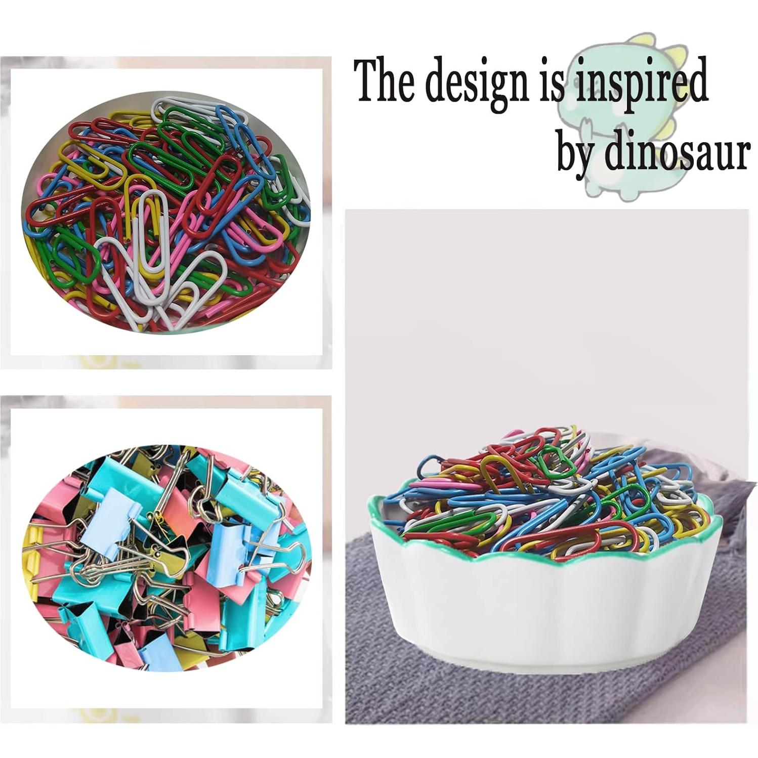 Sostenedor de Clips de Papel Cerámico Dinosaurio MaoYaMao