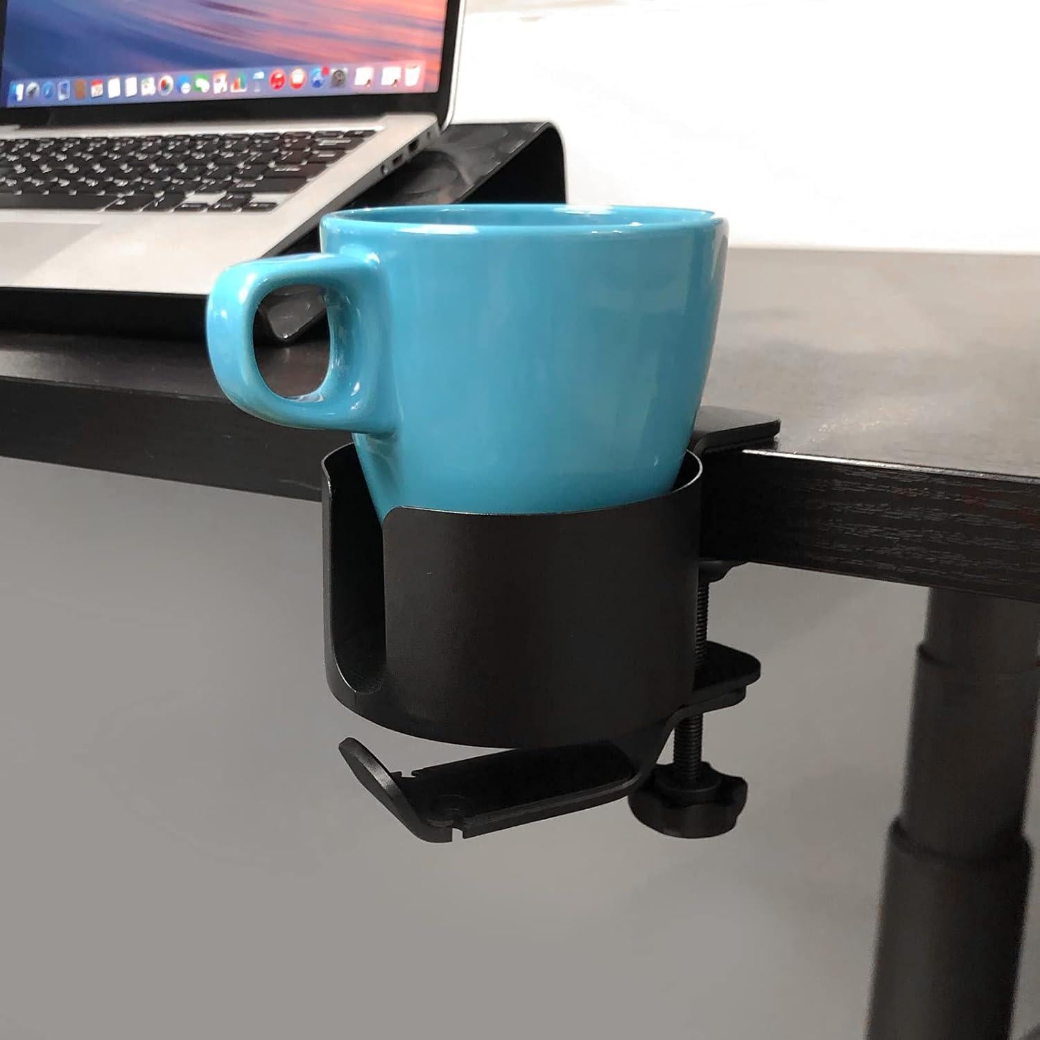 Soporte para Taza y Auriculares AirTaxiing - Negro 2 en 1