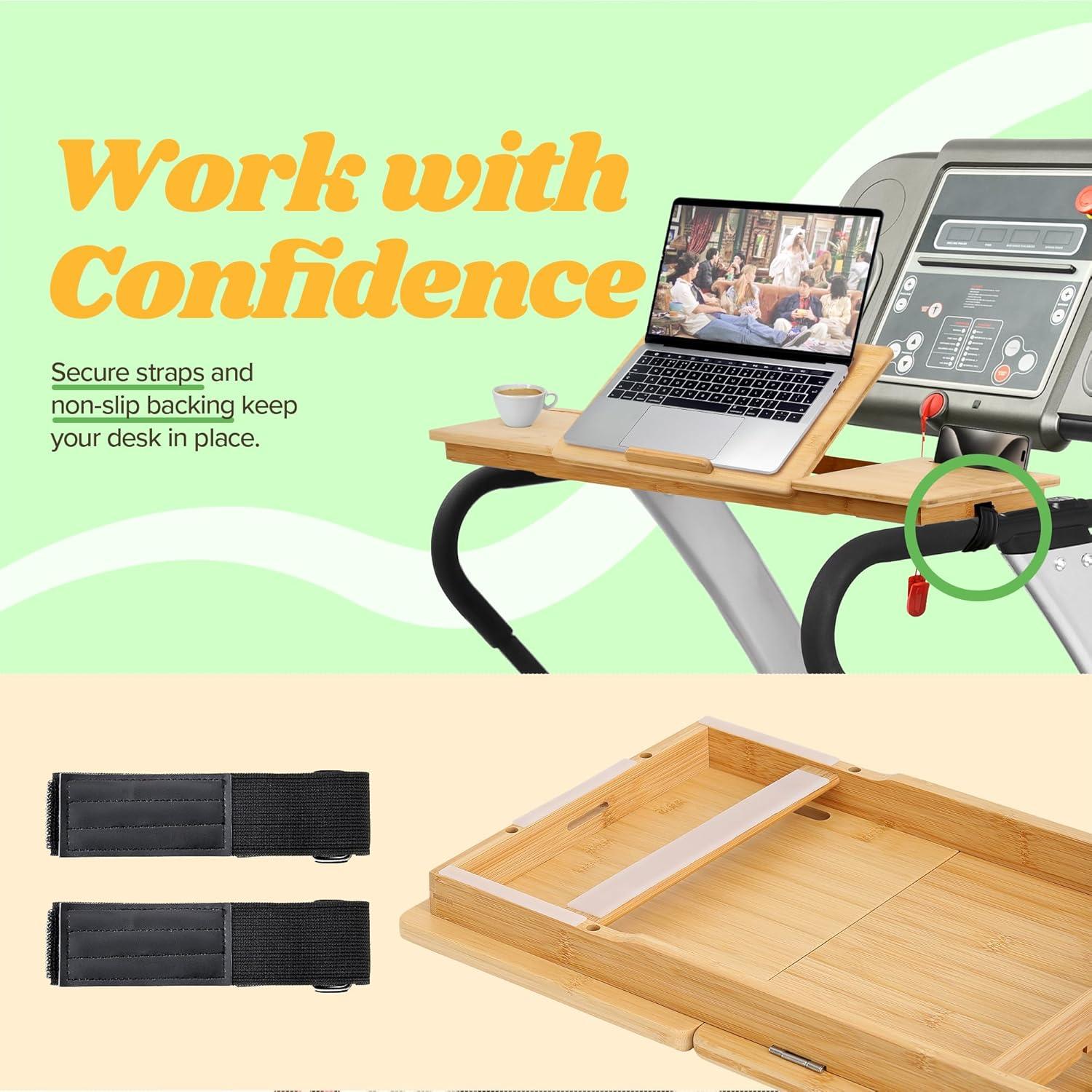 Escritorio para Cinta de Correr Houseables 86x30.5cm Bambú