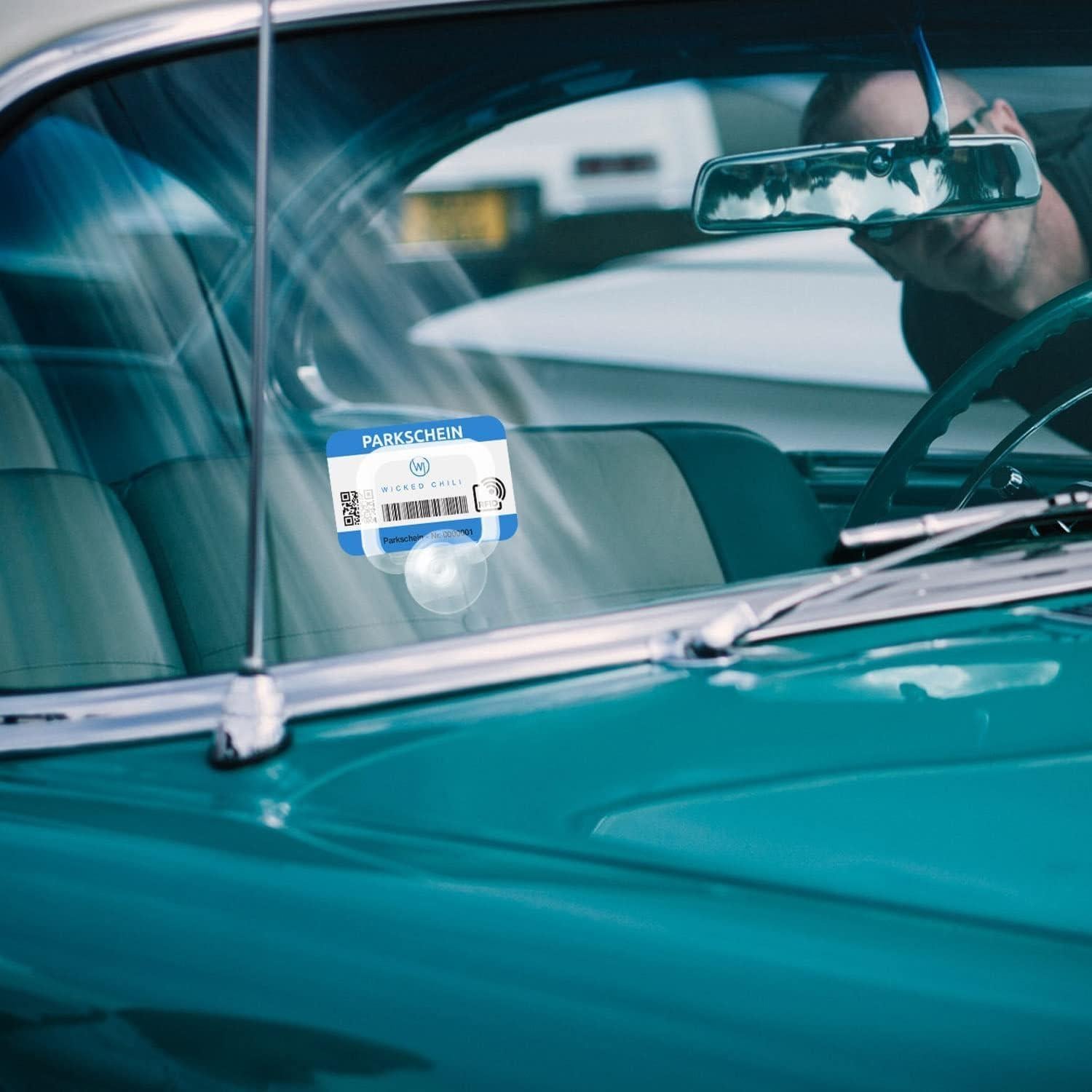 Soporte de Permiso de Estacionamiento Wicked Chili - Juego de 4