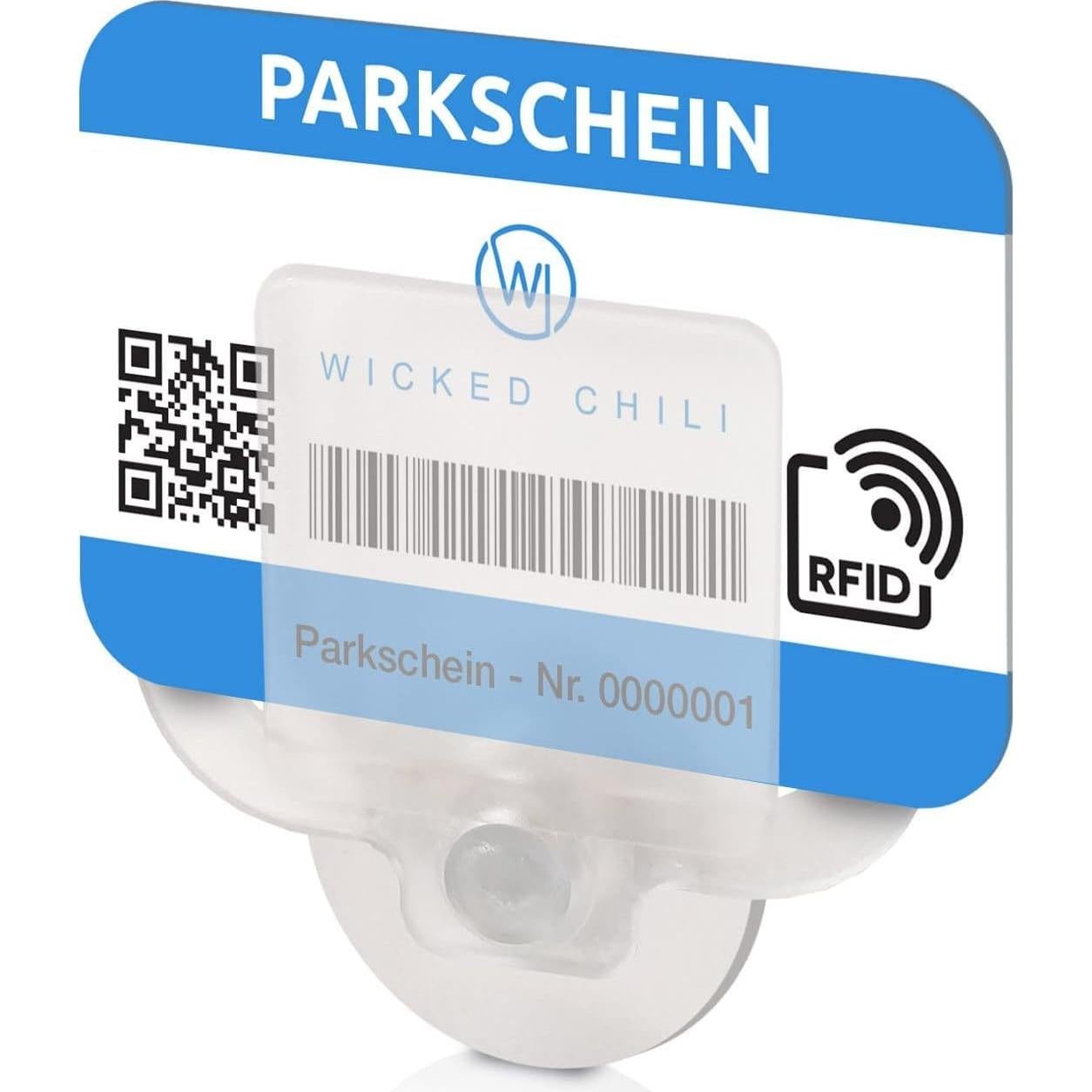 Soporte de Permiso de Estacionamiento Wicked Chili - Juego de 4