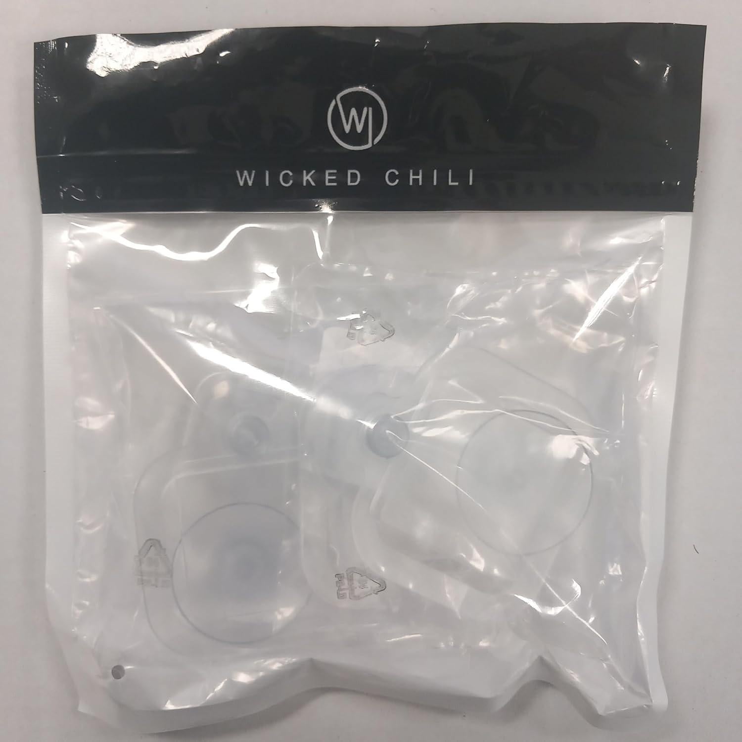 Soporte de Permiso de Estacionamiento Wicked Chili - Juego de 4