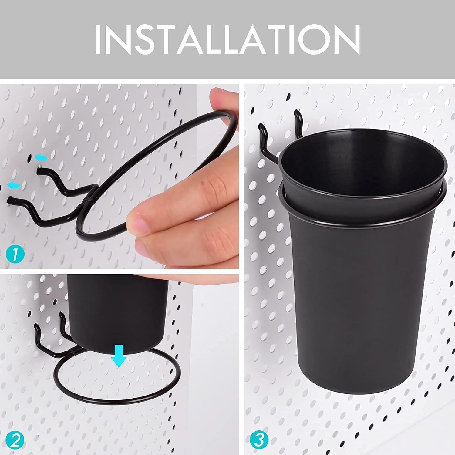 Tazas de Tablero de Clavos LIGHT DUST Paquete de 6 - 8.5 cm