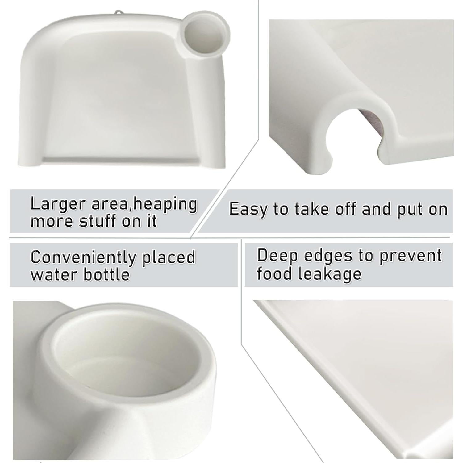 Bandeja de Comedor para Bebés Inglesina Fast - Silicona Blanca