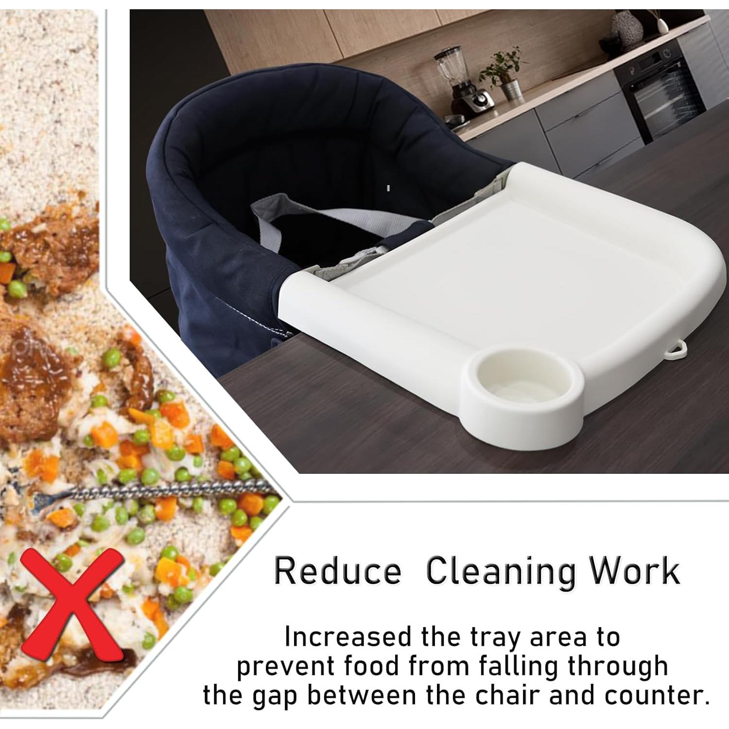 Bandeja de Comedor para Bebés Inglesina Fast - Silicona Blanca