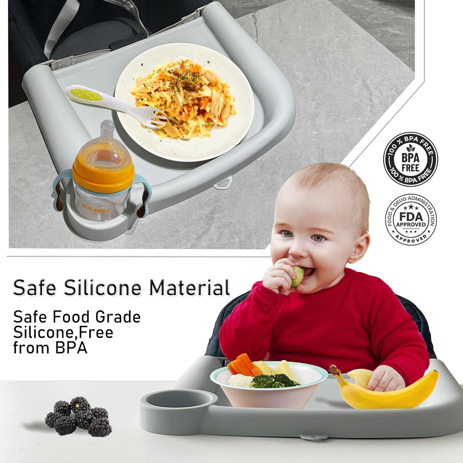 Bandeja de Comedor para Bebés Inglesina Fast - Silicona Blanca