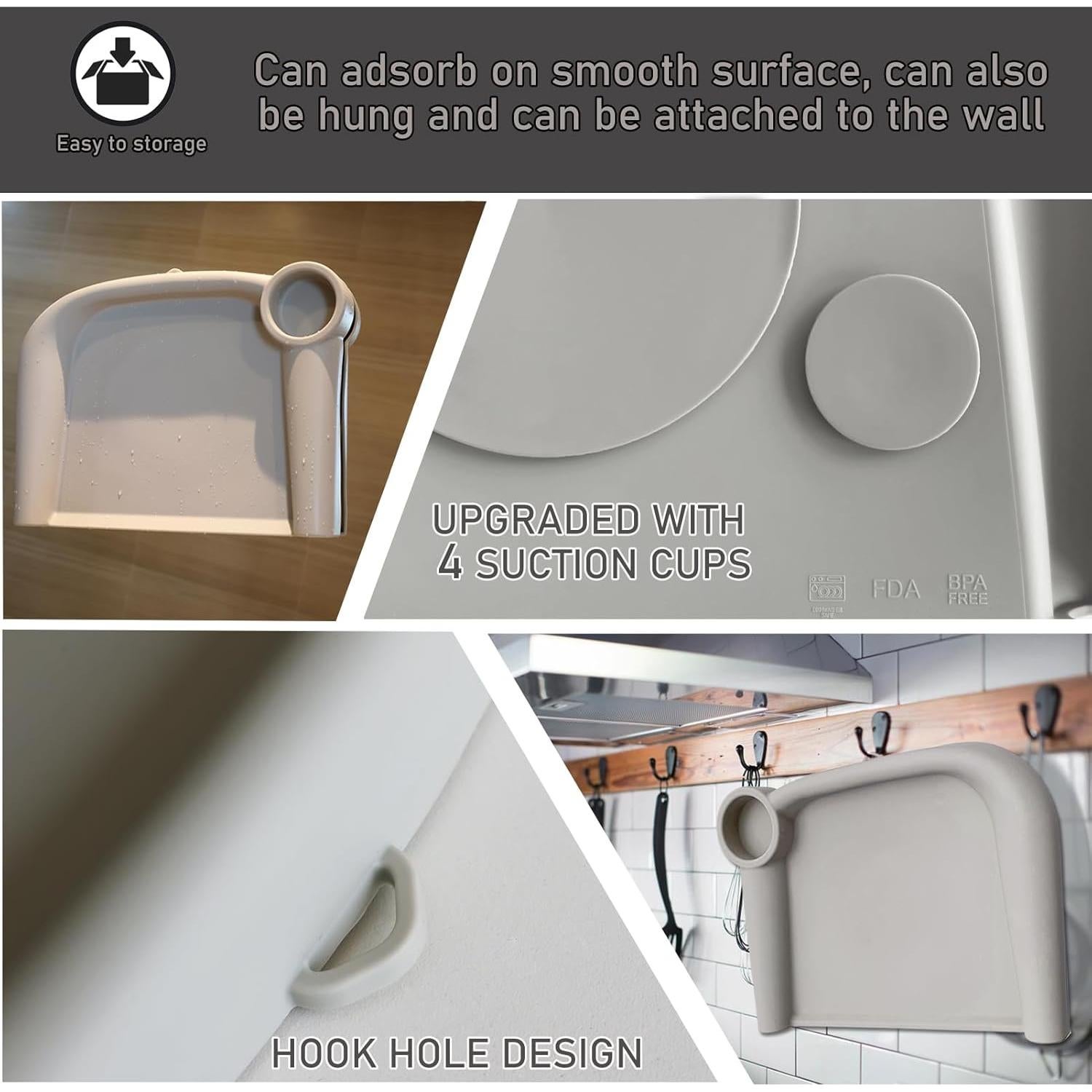 Bandeja de Comedor para Bebés Inglesina Fast - Silicona Blanca