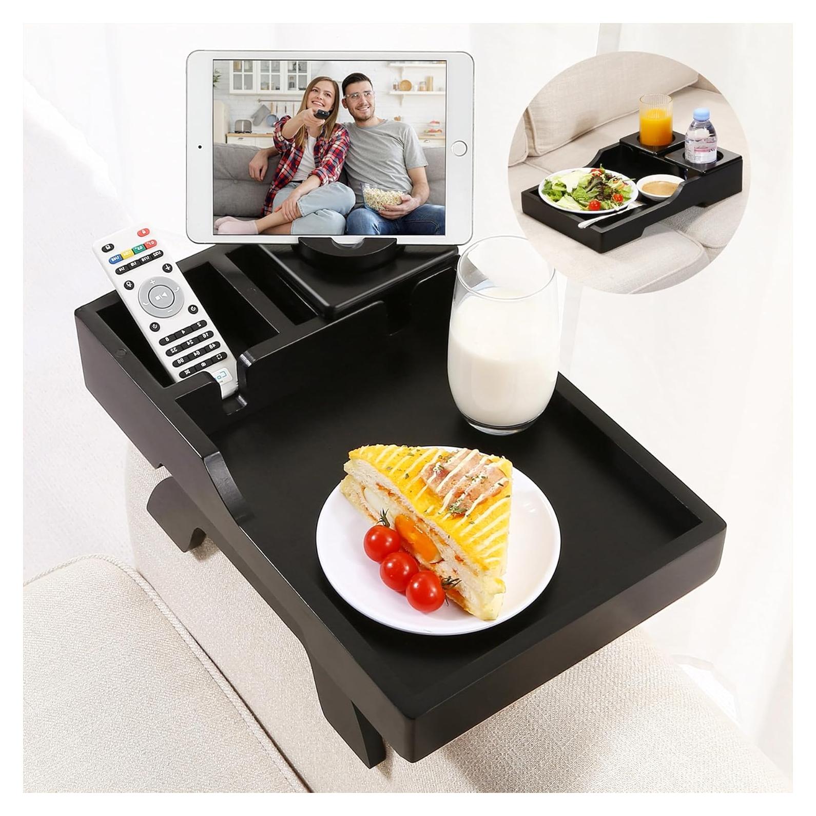 Mesa de bandeja para brazo de sofá AISONGDONG XD3925 4 en 1