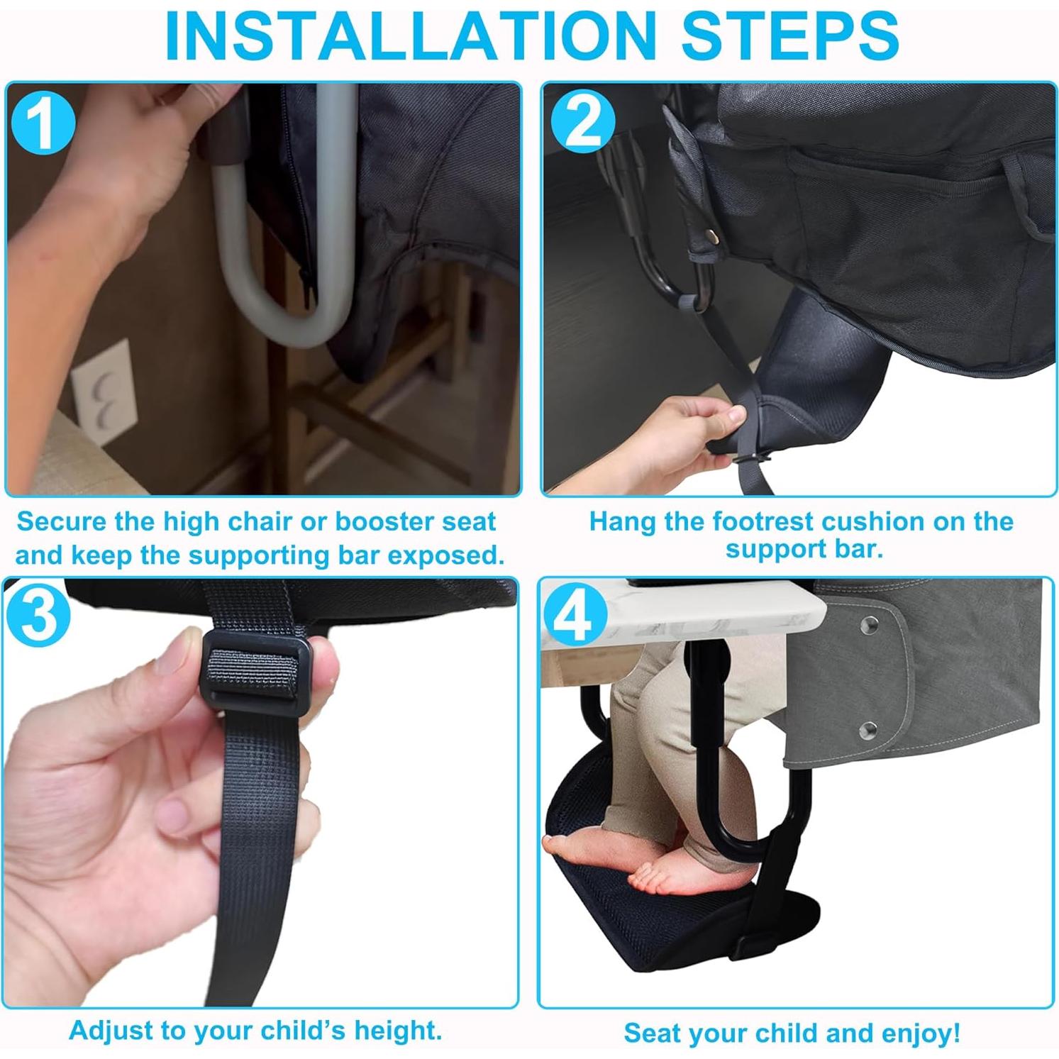 Reposapiés ajustable para bebés WaiNynyda compatible con Inglesina Fast