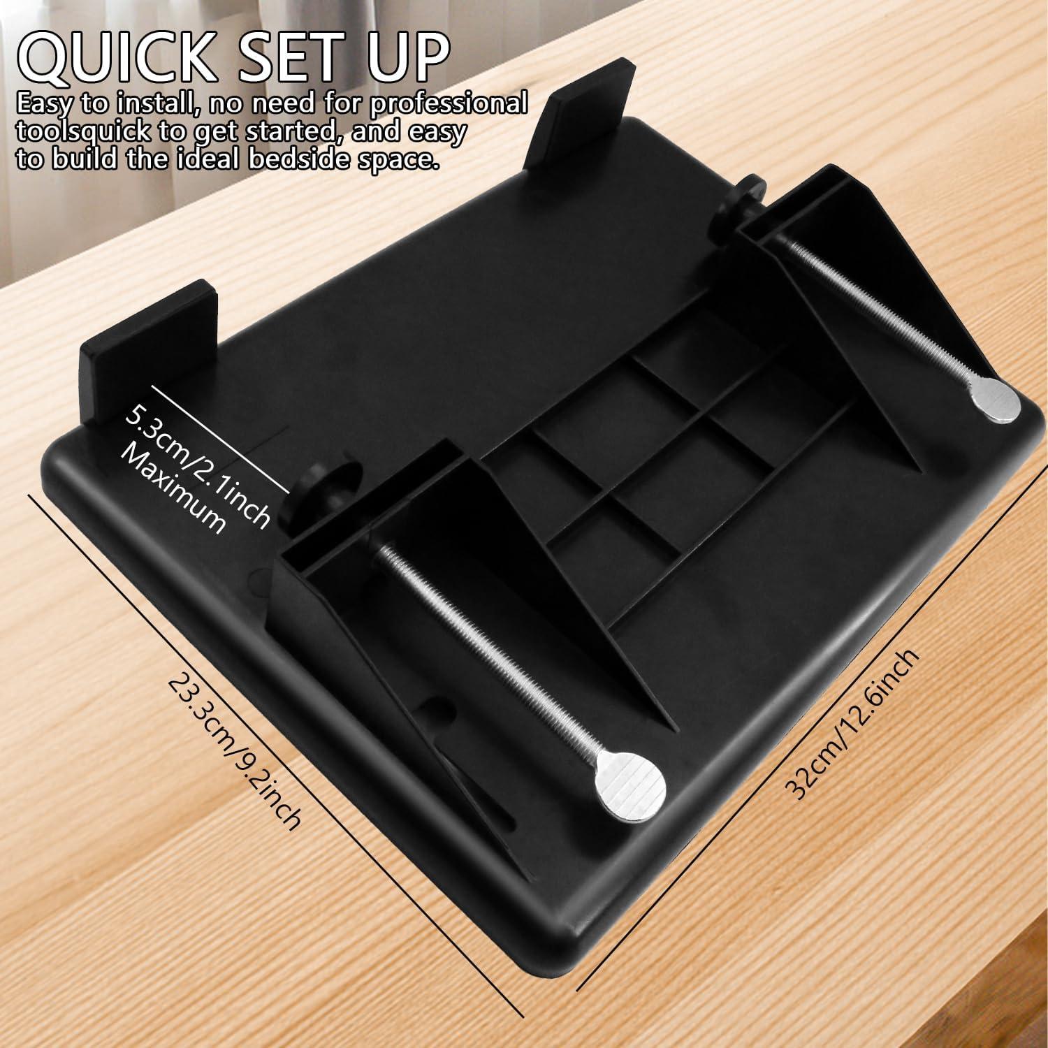 Estante de Cama SIBAO Organizador Negro para Camas Literas