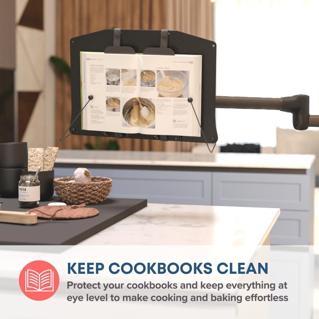 Soporte de Libro LEVO G2 Ajustable con Base Rodante - Ergonómico