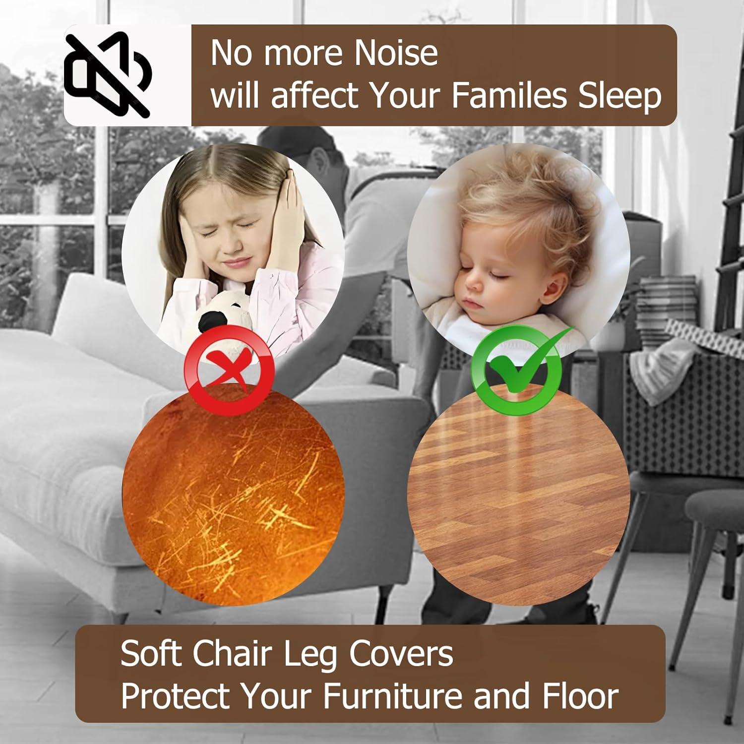 48 Calcetines Protectores para Patas de Sillas Waaqkid