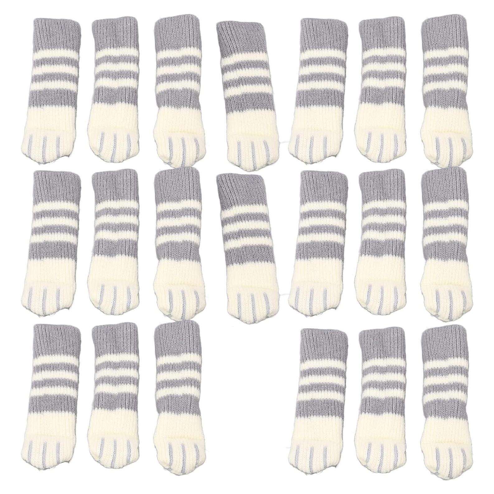 Cubiertas para patas de muebles Pissente - 20 unidades gris oscuro