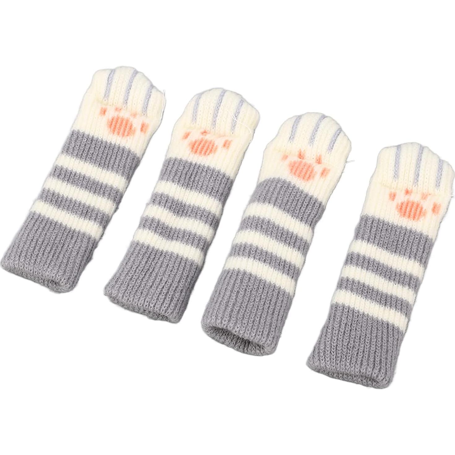 Cubiertas para patas de muebles Pissente - 20 unidades gris oscuro