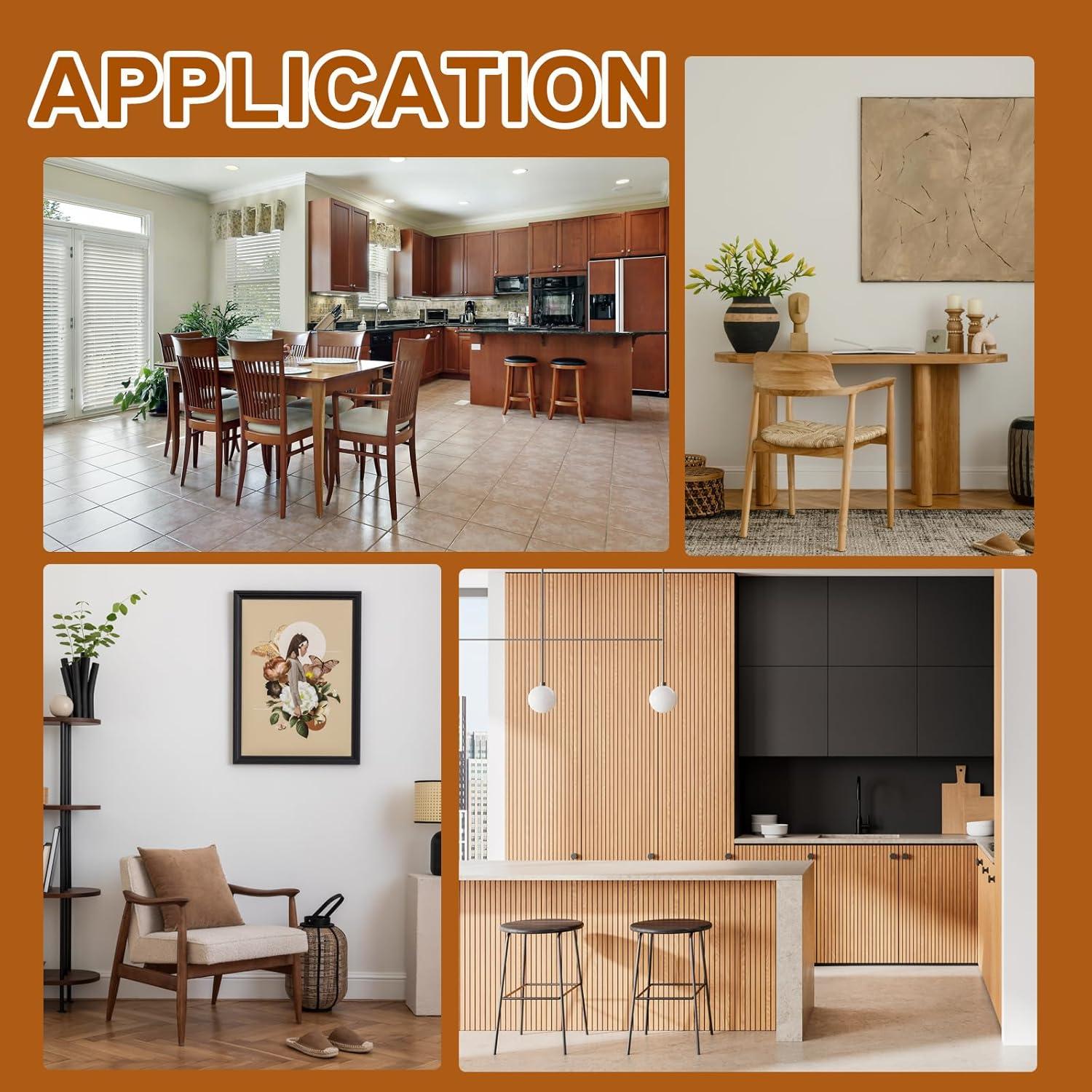 Protectores de Pierna de Silla uxcell 4 Pcs Silicona Rojo