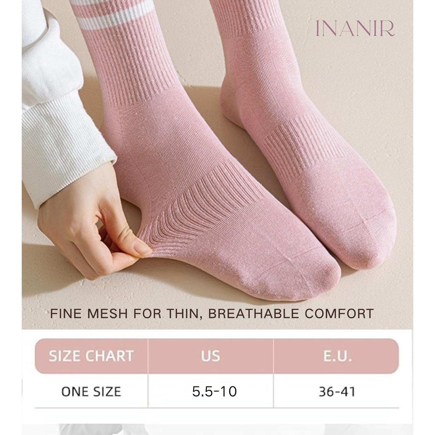 Calcetines Antideslizantes para Pilates INANIR - 3 Pares